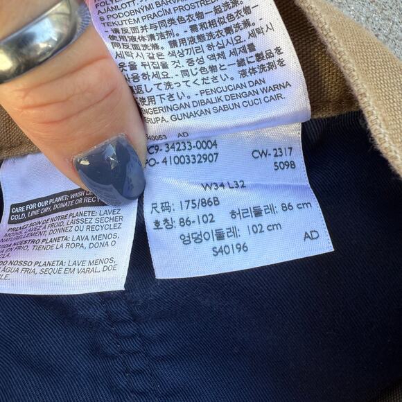 Levi's Workwear 505 Regular Fit Tan Duck Canvas Utility Pants 34233-004 Sz 34x32 - Picture 6 of 12